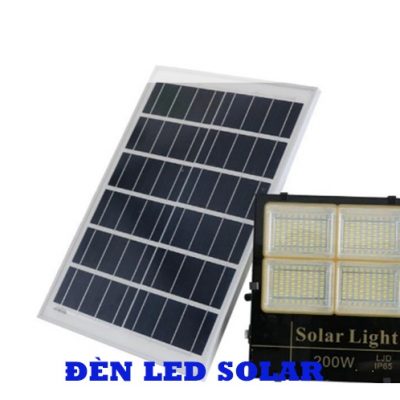Đèn LED năng lượng mặt trời SOLAR 200W (Kích thước: 260x290x50 mm)