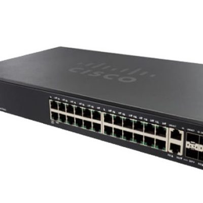 Cisco 24-Port Gigabit Stackable Managed Switch – SG550X-24-K9