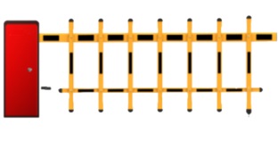 Hàng rào (Barrier) cần phải HDPARAGON HDS-TMG403-LR (bên phải)