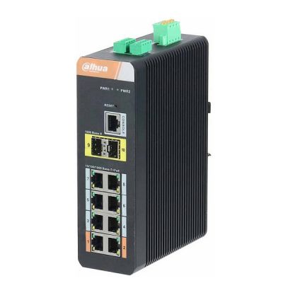 8-Port 10/100/1000Mbps PoE Switch DAHUA PFS4210-8GT-DP