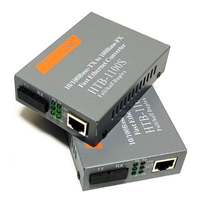 Bộ chuyển đổi quang điện NETLINK HTB-1100S-25KM( Bộ gồm 2 chiếc, 2 Adapter)