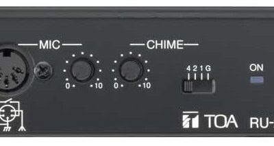 Ampli tăng âm cho micro PM-660D TOA RU-2002 (có chỉnh nhiễu)
