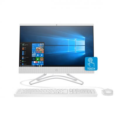 Máy tính để bàn All In One HP 22-df0134d (180N7AA)/ White/ Intel Core i5-10400T/ RAM 4GB DDR4/ SSD 512GB/ DVDRW/ WC+WL+BT/ 21.5 inch FHD Touch/ Key & Mouse/ Win10/ 1Yr