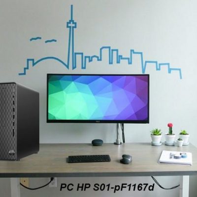 PC HP S01-pF1167d (22X66AA)(Intel Core i5-10400/8GB/1TBHDD/Windows 10 Home SL 64-bit/DVD/CD RW/WiFi 802.11ac)