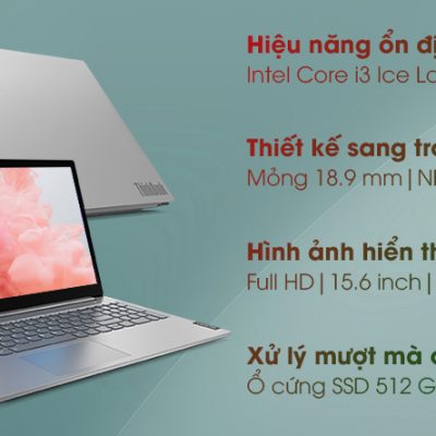 Laptop Lenovo ThinkBook 15IIL i3 1005G1/4GB/512GB/Win10 (20SM00D9VN)