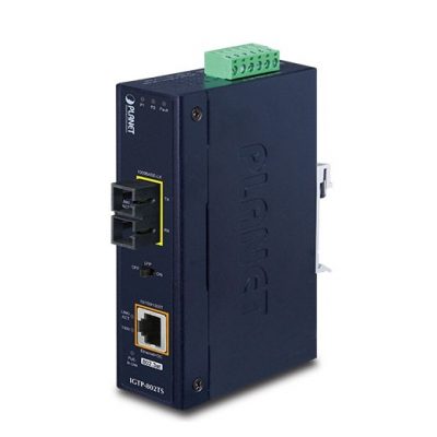 1000BASE-X to 10/100/1000BASE-T PoE+ Media Converter PLANET IGTP-802TS