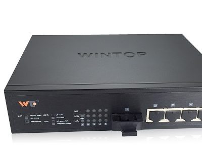 4-port 10/100Base-T(X)+1-port 100Base-F(X) PoE Switch WINTOP YT-DS105-1F4T-AT