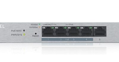 5-Port Web Managed PoE Gigabit Switch ZyXEL GS1200-5HPV2