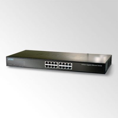 16-Port 10/100/1000Mbps Gigabit Ethernet Switch PLANET GSW-1601