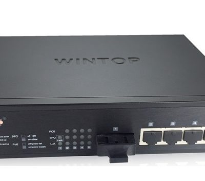 4-Port 10/100/1000Base-T(X) + 1-Port 1000Base-F(X) Switch WINTOP YT-DS205-1GF4GT