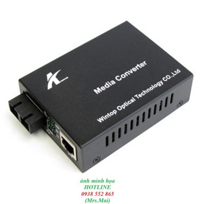 Chuyển đổi quang điện 2 sợi quang Wintop YT-8110SA-11-20