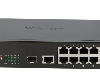 8-Port 10/100/1000Base-T(X) + 1-Port 1000Base-F(X) Switch WINTOP YT-DS209-1GF8GT