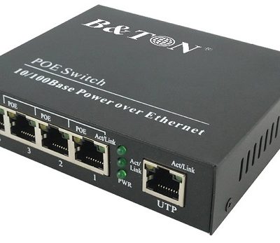 4-port 10/100Mbps PoE Switch BTON BT-6104FE-25