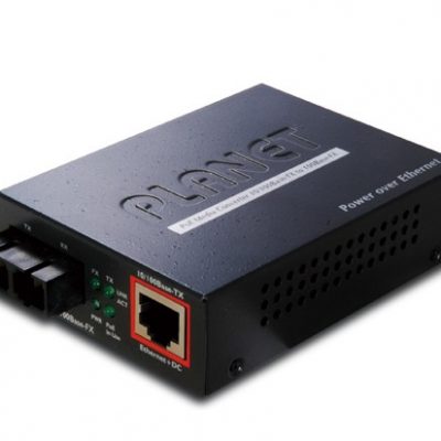 100Base-FX to 10/100Base-TX PoE Media Converter PLANET FTP-802S15