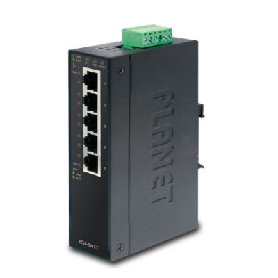 5-Port 10/100/1000T Gigabit Ethernet Switch PLANET IGS-501T