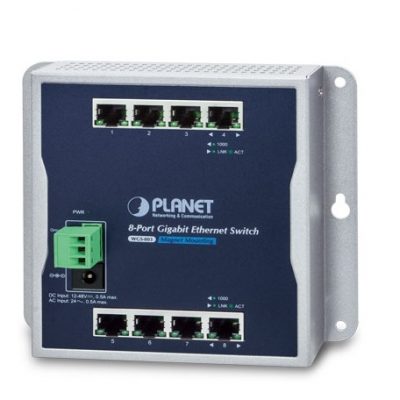 8-Port 10/100/1000T Wall-mount Switch PLANET WGS-803