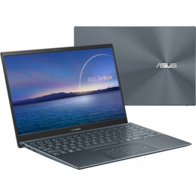Laptop Asus Zenbook UX425EA-KI439T/ Grey/ Intel Core i7-1165G7(up to 4.7Ghz, 12MB)/ RAM 16GB/ 512GB SSD/ Intel Iris Xe Graphics/ 14 inch FHD/ 4Cell/ Win 10/ Túi Sleeve/ 2Yrs