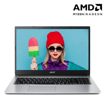 Laptop Acer Aspire 3 A315-23-R1XZ (NX.HVUSV.005)/ Silver/ AMD Ryzen R3 3250U (2.60 GHz,4MB)/ RAM 4GB DDR4/ SSD 256GB/ AMD Radeon Graphics/ WC/ 15.6 inch FHD/ Win 10/ 1Yr