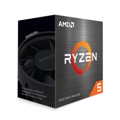 CPU AMD Ryzen 5 5600X, with Wraith Stealth cooler / 3.7 GHz (4.6GHz Max Boost) / 35MB Cache / 6 cores, 12 threads / 65W / Socket AM4
