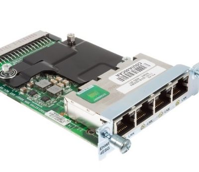 4-port Cisco Gigabit Ethernet Enhanced High-Speed WAN Interface Cards EHWIC-4ESG