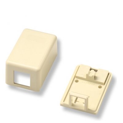 1-Port Surface Modular Jack Box COMMSCOPE (1116697-1)
