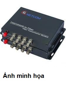 Bộ chuyển đổi Video Quang 4 kênh Gnetcom HL-4V1D-20T/R 1080P RS 485/ PTZ