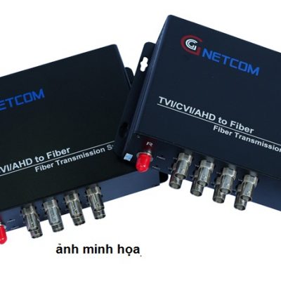 Bộ chuyển đổi Video Quang 8 Kênh Gnetcom HL-8V1D-20T/R 1080P RS 485/ PTZ