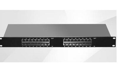 Switch chống sét HDTEC bảo vệ 16 cổng mạng RJ45 100Mbps