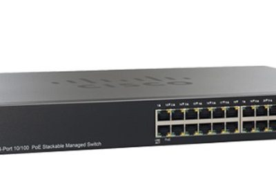 24-port 10/100 PoE Stackable Managed Switch Cisco SF500-24P-K9-G5