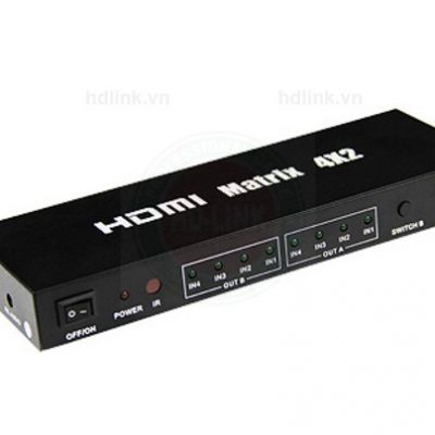 HDMI Matrix 4×2 (V1.4, 4Kx2K,3D, 1080P)