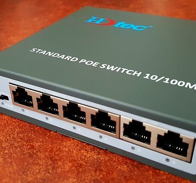 4-Port 10/100Mbps PoE Switch HDTEC