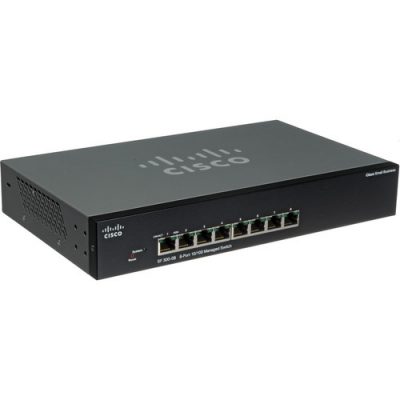 8 Port 10/100 Small Business Switch Cisco SF300-08 (SRW208-K9)