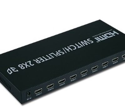 Bộ HDMI Switch Splitter Sofly 2 vào 8 ra