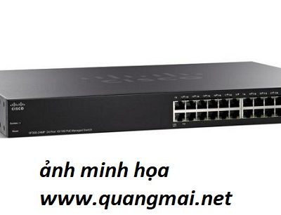 Cisco 24-port 10/100 Mbps + 2-port combo mini-GBIT Smart Switch – SF220-24-K9
