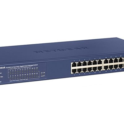24-Port Gigabit Ethernet PoE+ Switch with 2 SFP Ports and Cloud Management NETGEAR GS724TP
