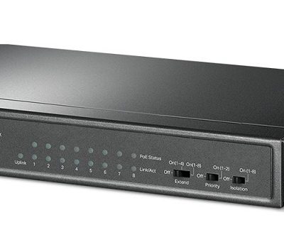 9-Port 10/100 Mbps Desktop Switch with 8-Port PoE+ TP-Link TL-SF1009P