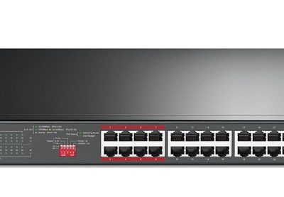 24-Port 10/100 Mbps + 2-Port Gigabit Rackmount Switch with 24-Port PoE+ TP-Link TL-SL1226P