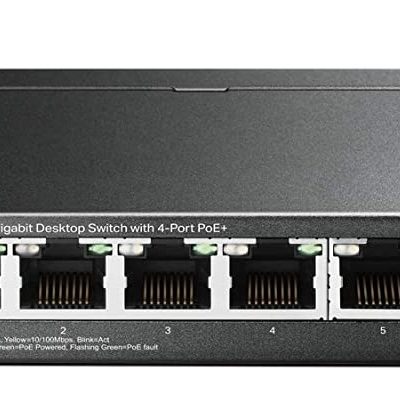 5-Port Gigabit Desktop Switch with  4-Port PoE+ TP-Link TL-SG1005LP