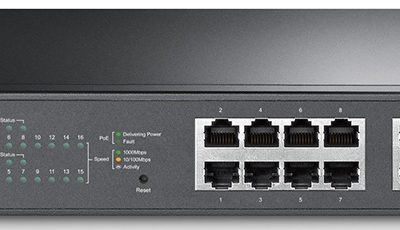 16-Port Gigabit Desktop TP-Link TL-SG1016PE