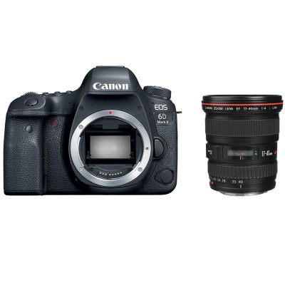 Máy ảnh CANON EOS 6D Mark II Body + Canon EF17-40mm F4 L USM (hàng nhập khẩu)