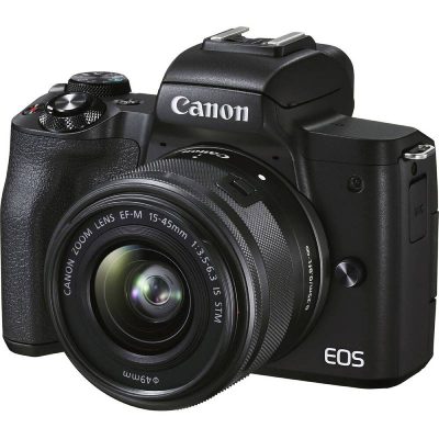 Máy ảnh Canon EOS M50 Mark II Kit EF-M15-45mm F3.5-6.3 IS STM/ Đen (chính hãng )