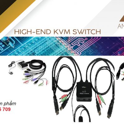 Angustos Desktop KVM Switch AD-V21L