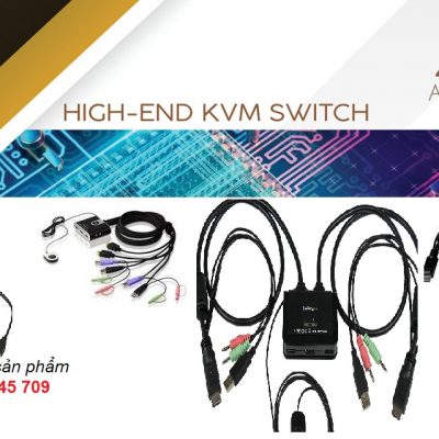 Angustos Cable KVM Switch AC-V21L