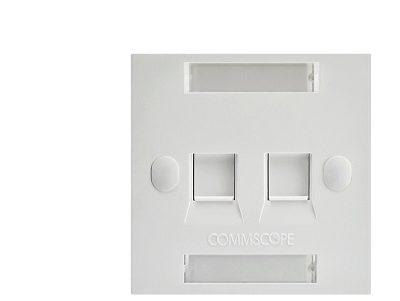 Mặt nạ 2 port Faceplate Kit COMMSCOPE (760245389)