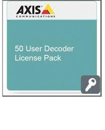 AXIS H.264 +AAC decoder 50-user decoder license pack