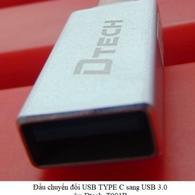 Đầu chuyển đổi USB TYPE C sang USB 3.0 âm Dtech T001B