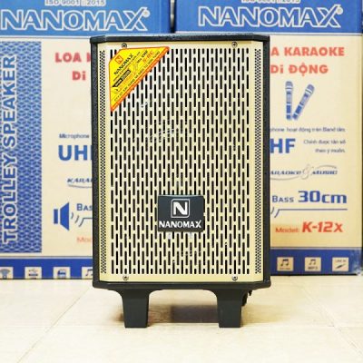 Loa Kéo Mini Nanomax S-8C Bass 20cm 50w Karaoke Bluetooth