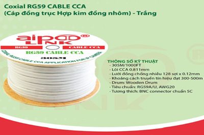 Cáp đồng trục Aipoo Coxial RG59 CABLE CCA