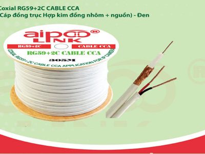 Cáp đồng trục Aipoo Coxial RG59+2C CABLE CCA