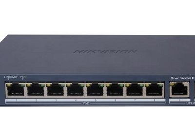 Switch PoE 8 ports quản lý qua cloud Hikvision DS-3E1310P-EI/M